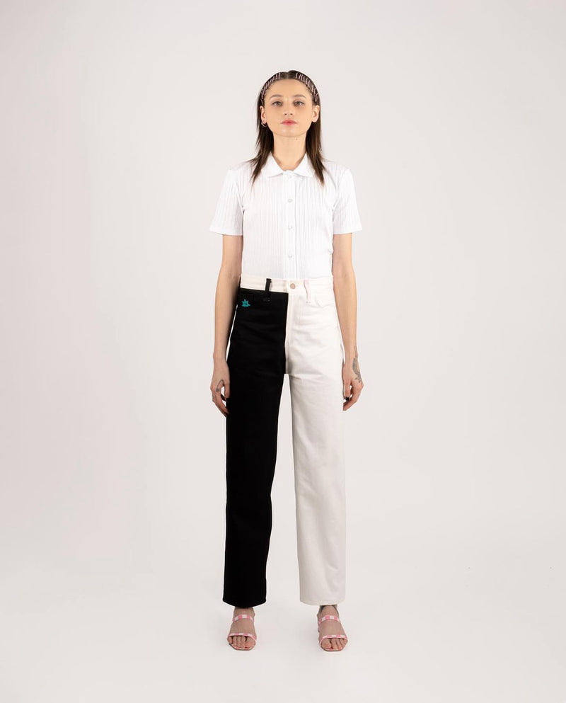 Pantalón bicolor